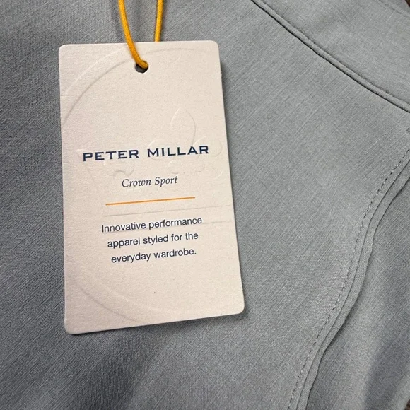 Peter Millar Men's Shackleford Performance Hybrid Shorts NWT Sz 44 Gray Golf - Picture 10 of 16